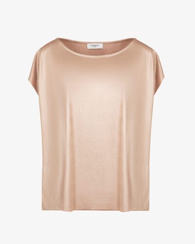 Blusa in maglia lucida