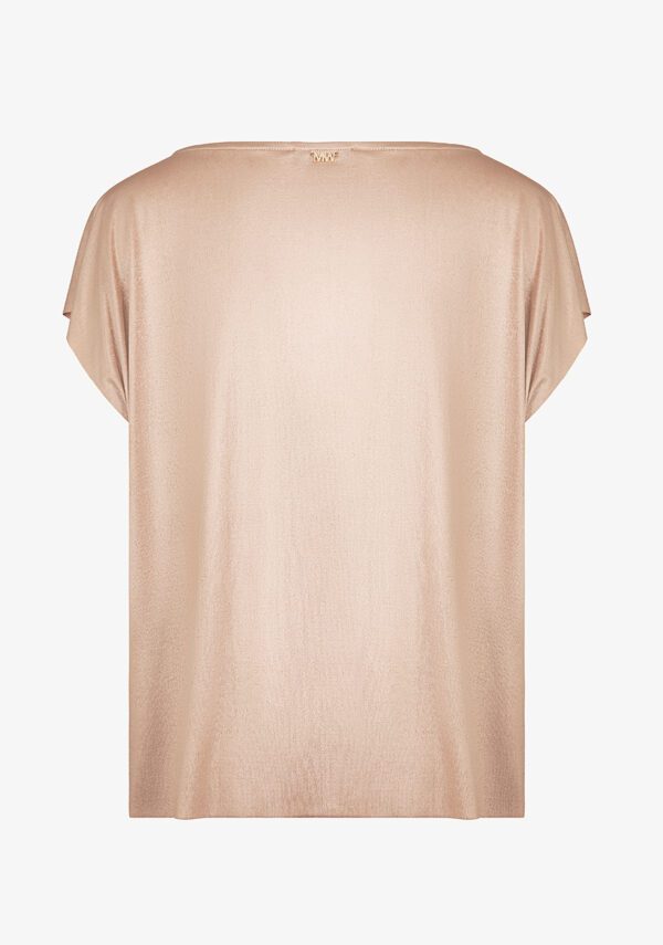 Blusa in maglia lucida