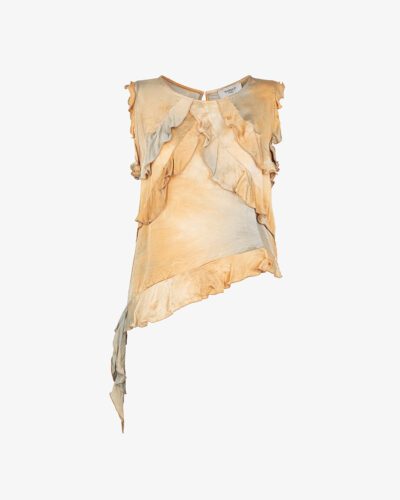 Top in raso maltinto