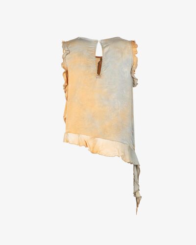 Top in raso maltinto