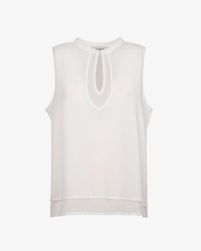 Canotta in georgette