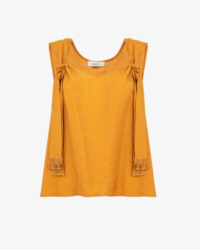 Canotta in tessuto fluido