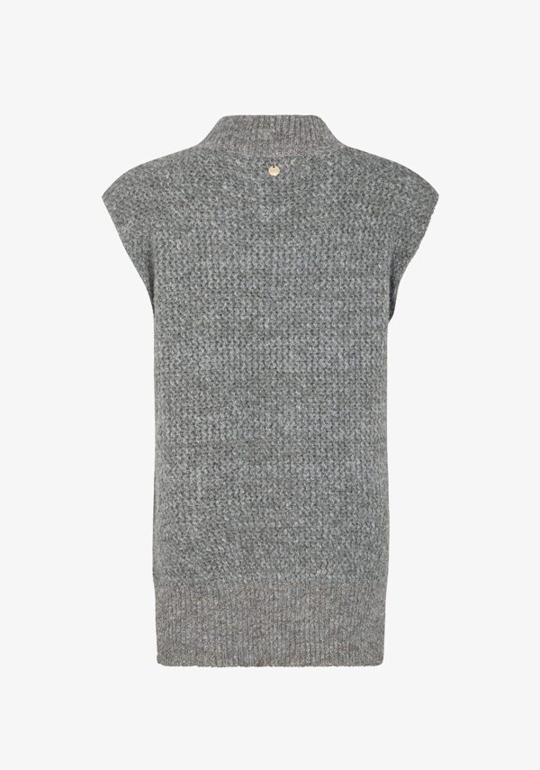 Lupetto smanicato bordi lurex