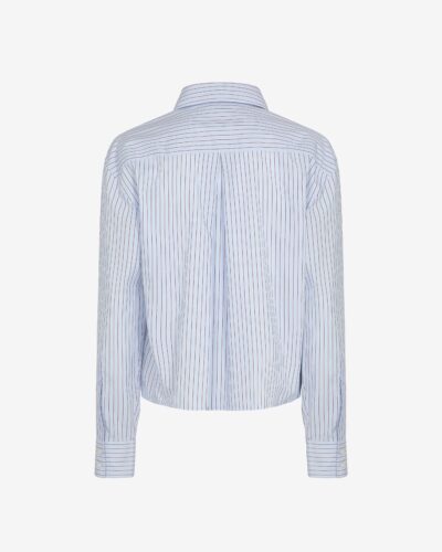 Camicia rigata con tasche