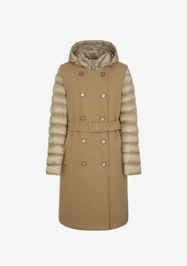 Gilet lungo doppiopetto
