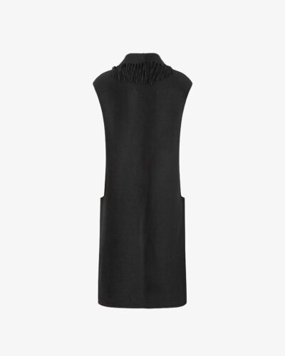 Gilet con tasconi e frange