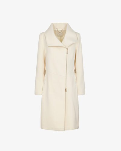 Cappotto tessuto tagli diagonal