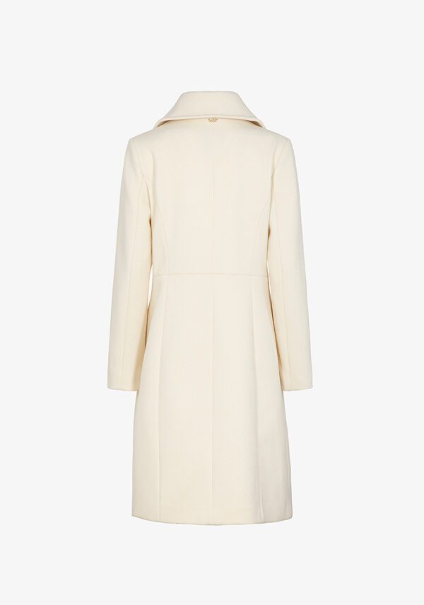 Cappotto tessuto tagli diagonal