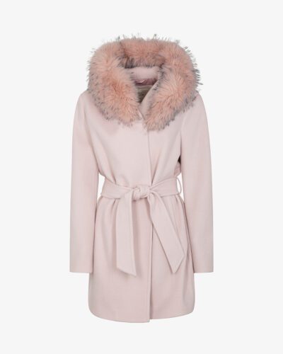 Cappotto con cintura