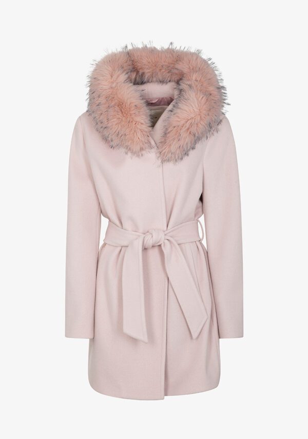 Cappotto con cintura