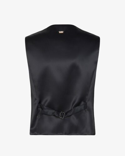 Gilet in tessuto gessato