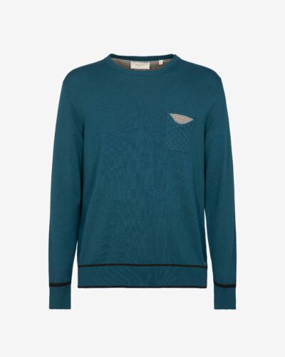 Girocollo con taschino treccia