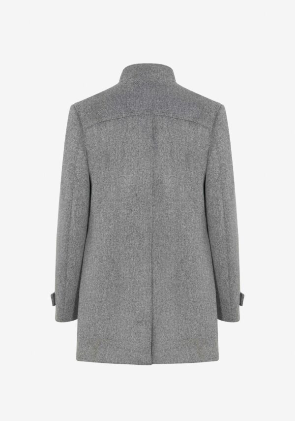 Cappotto collo lupetto panno