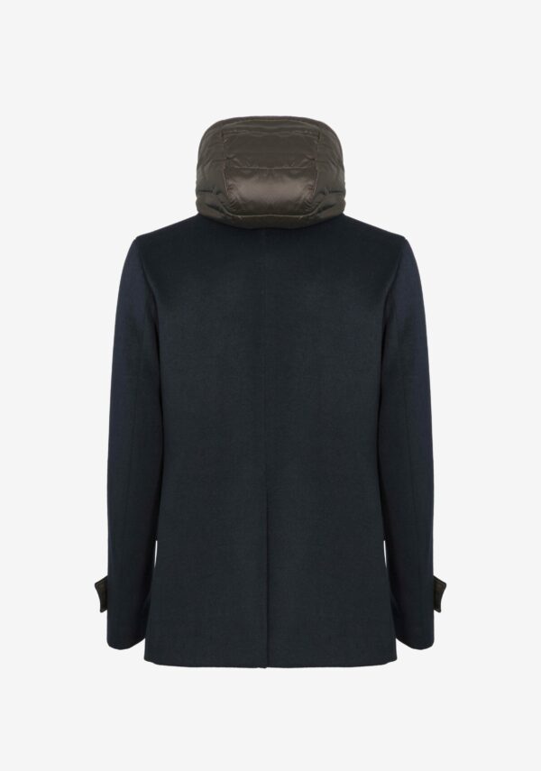 Peacoat  panno double con pettorina