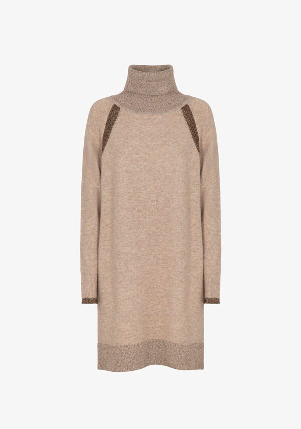 Abito con bordi lurex