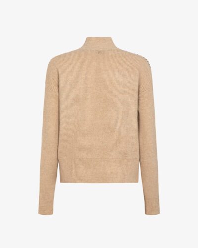 Lupetto con applicazioni strass