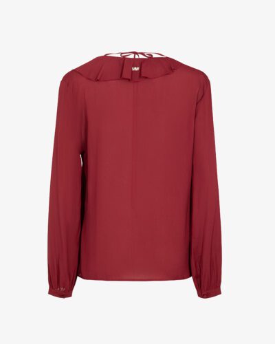 Blusa in georgette di viscosa