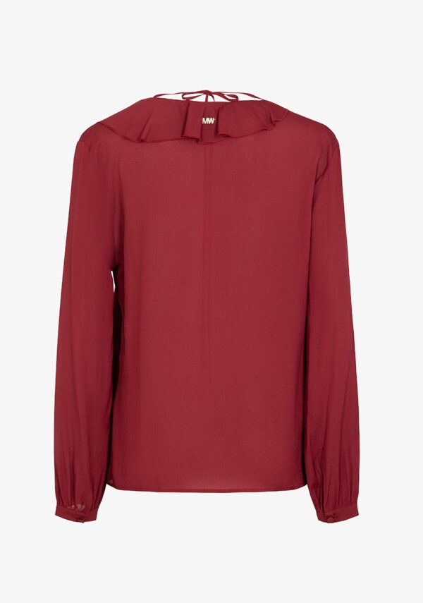 Blusa in georgette di viscosa