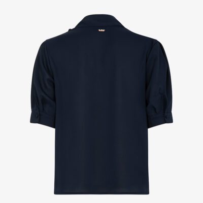 Blusa in mano seta con fiocco