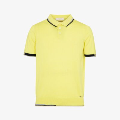 Polo bordi intarsi