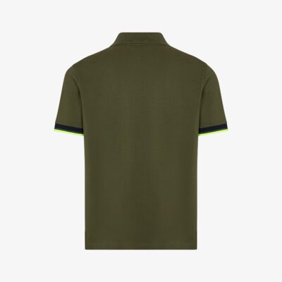 Polo piquet stretch dettagli multicolor