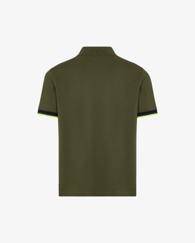 Polo piquet stretch dettagli multicolor