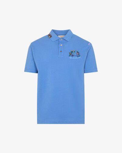 Polo piquet con dettagli