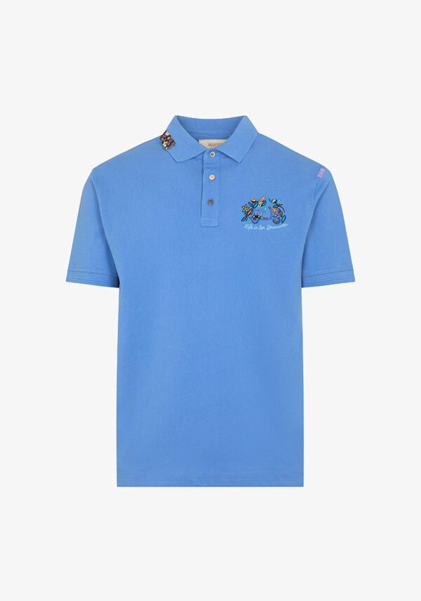 Polo piquet con dettagli