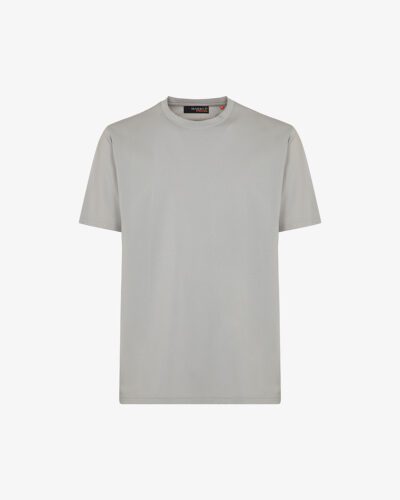 Girocollo fiammato cotone mercerizzato