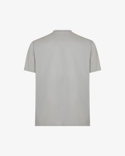 Girocollo fiammato cotone mercerizzato