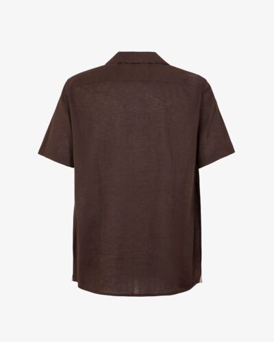 Camicia collo riviera in lino