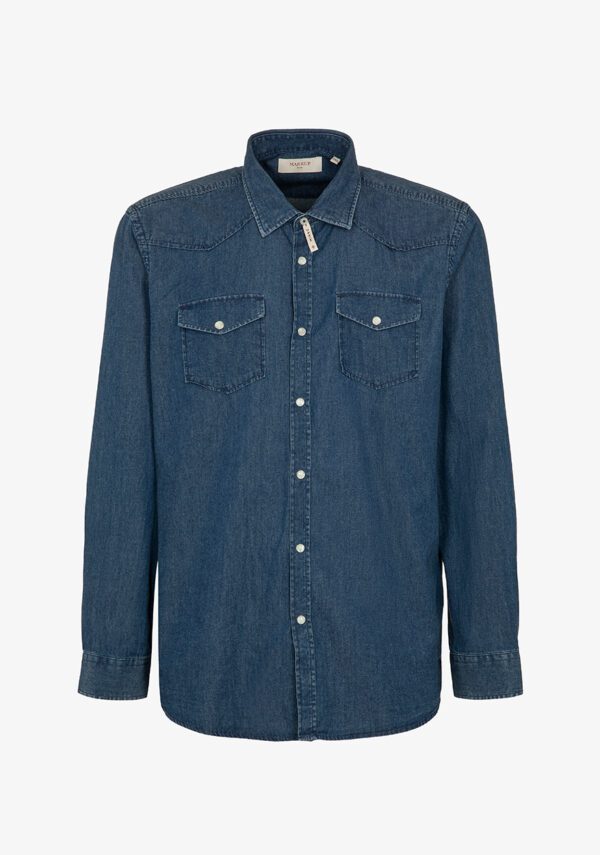 Camicia manica lunga rodeo denim