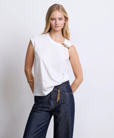 T-shirt con applicazione