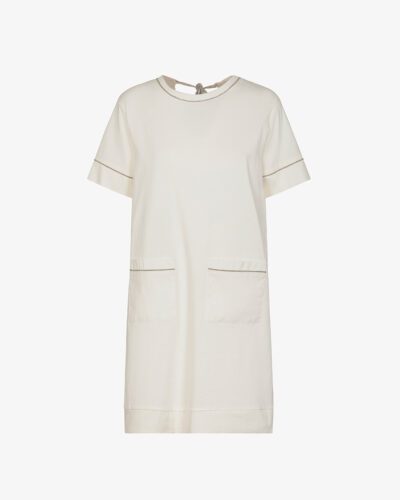 Abito in jersey con applicazioni