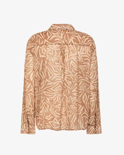 Camicia in mussola stampa zebra