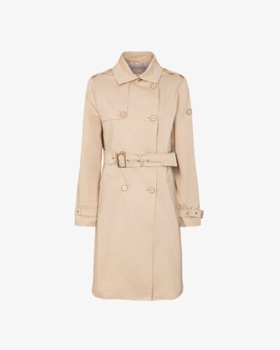 Trench in cotone doppiopetto