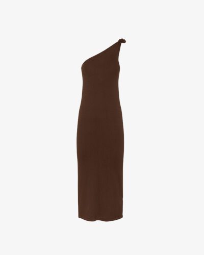 Vestito midi con nodo