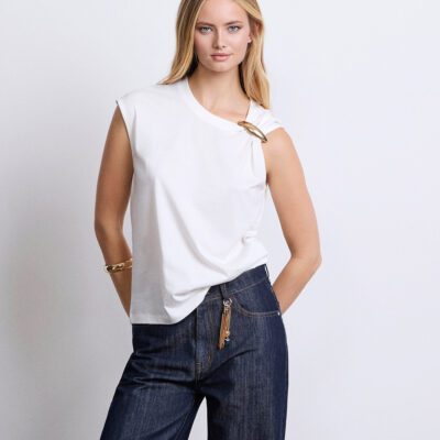 T-shirt con applicazione