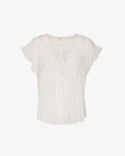 Blusa in mussola di cotone