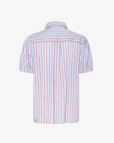 Camicia rigata maniche corte