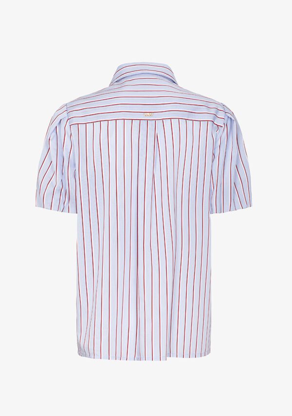 Camicia rigata maniche corte