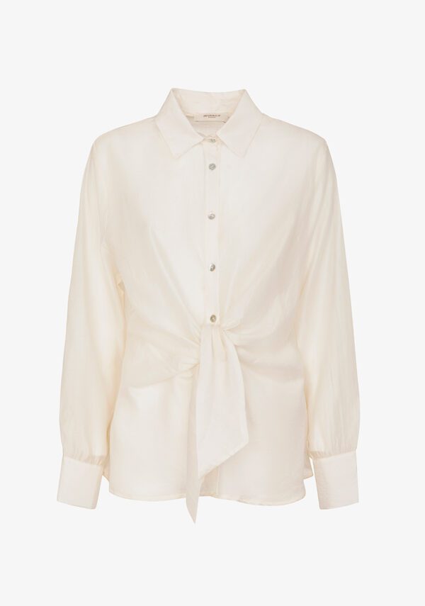 Camicia in mussola con nodo