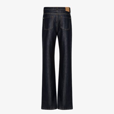 Jeans wide leg scuro