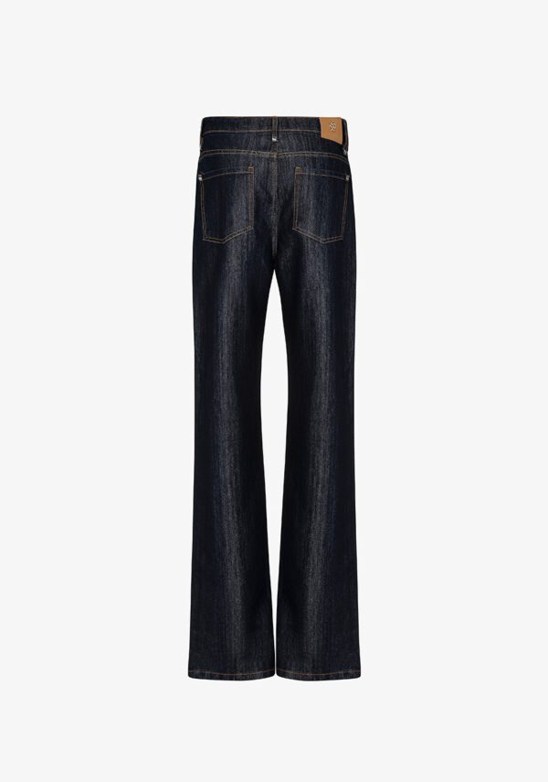 Jeans wide leg scuro