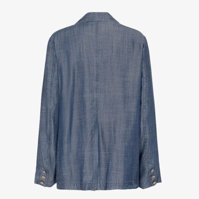 Blazer effetto denim