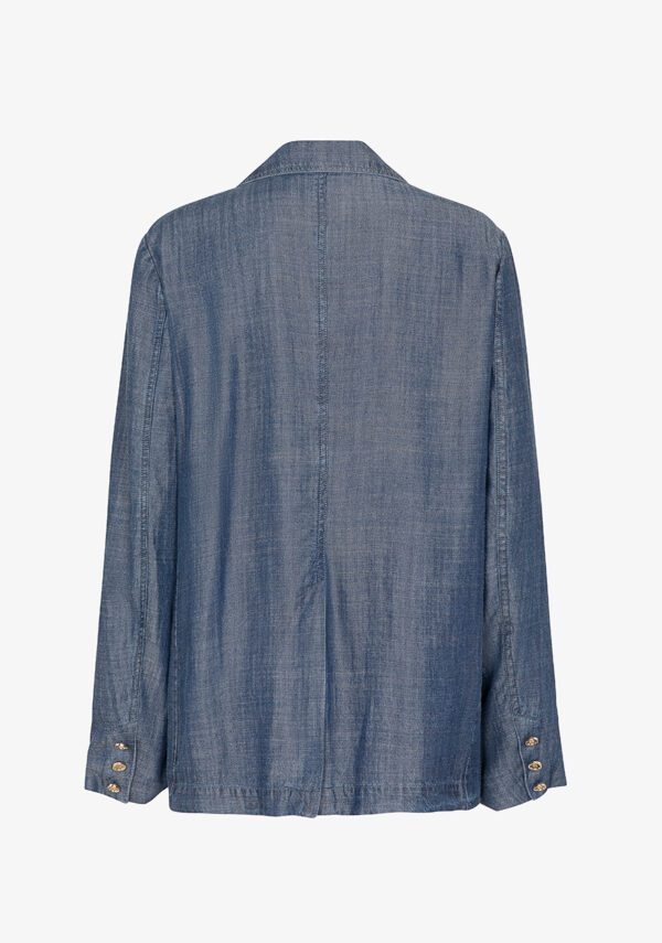 Blazer effetto denim