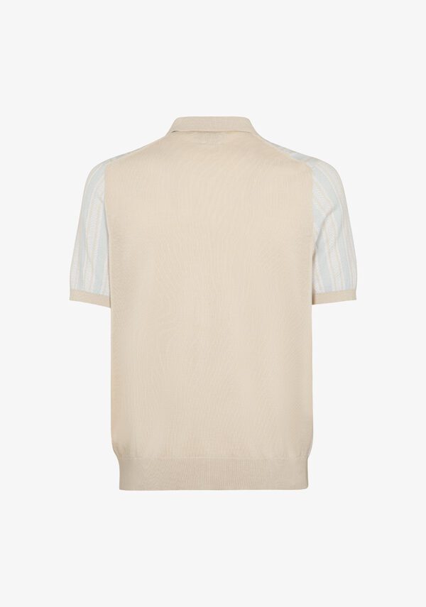 Camicia rigata strutturata