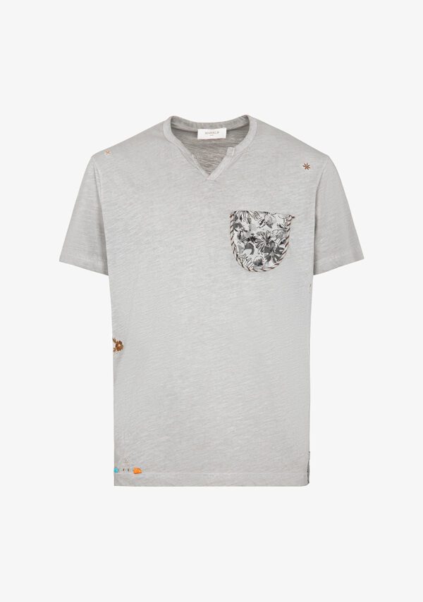 T-shirt taschino stampato