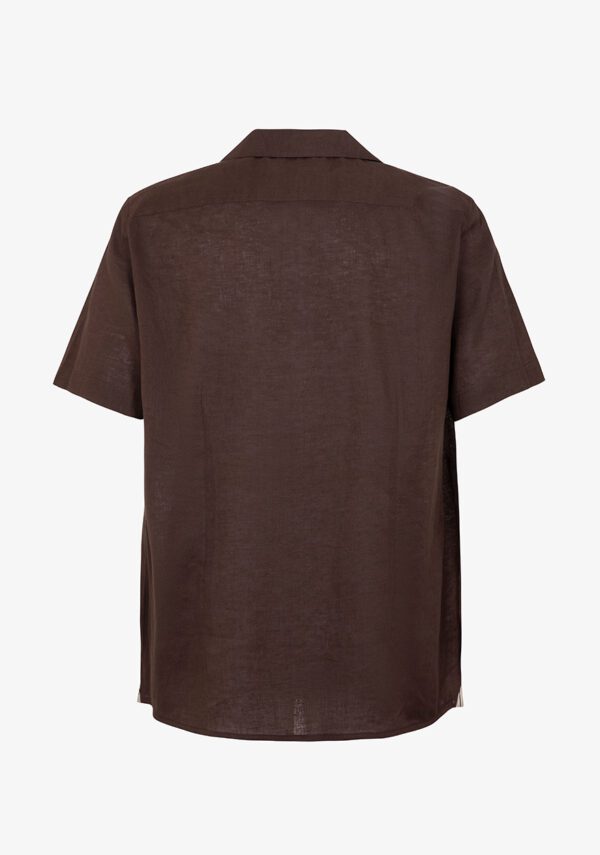 Camicia collo riviera in lino