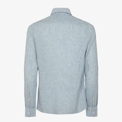 Camicia in lino collo francese
